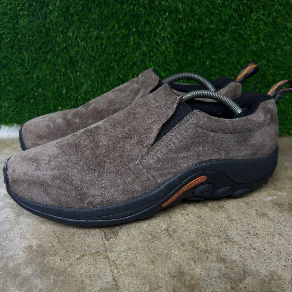 Vintage Merrell Jungle Moc Gunsmoke Workwear Gorpcore Brown Size 11.5